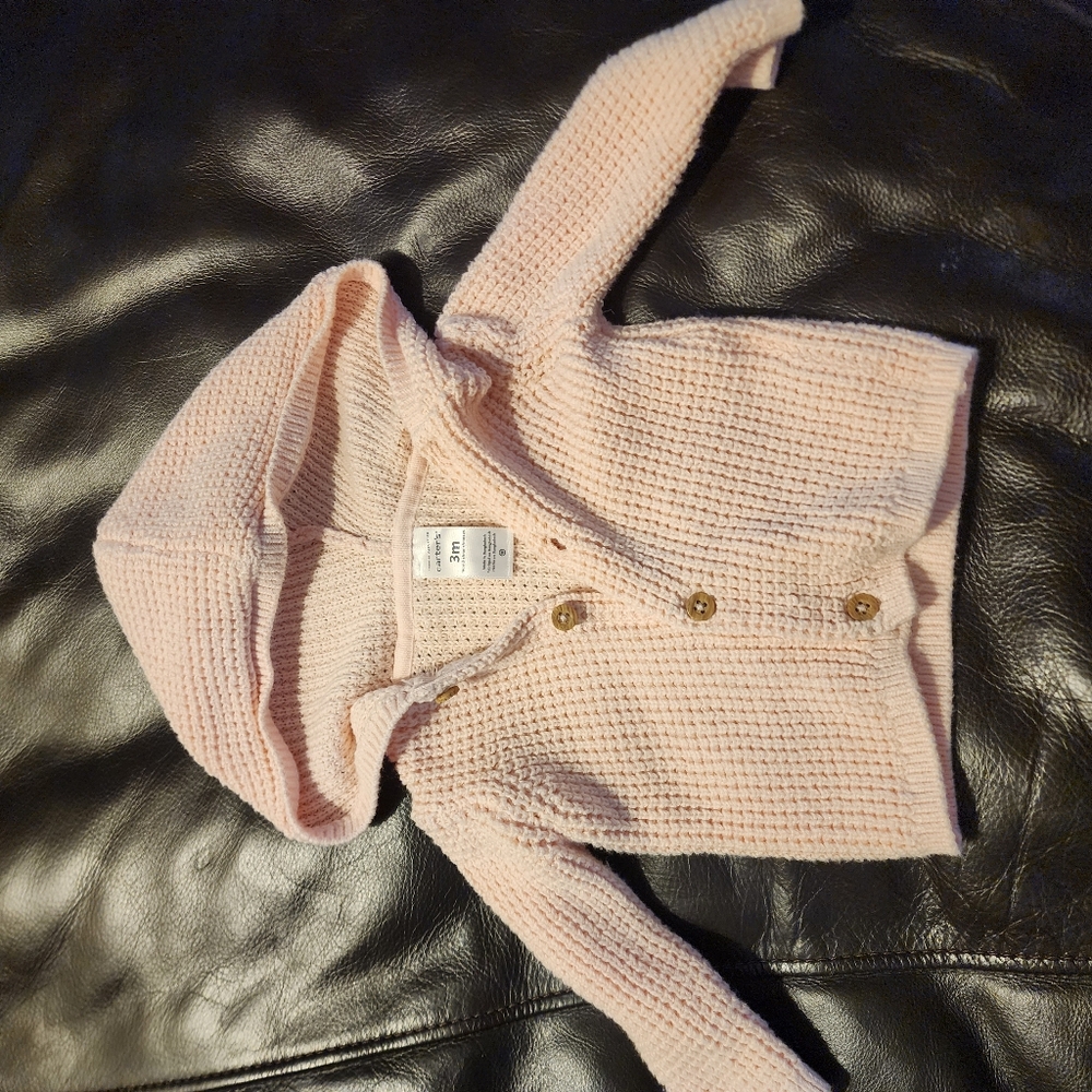Carters 3 mo knit cardigan